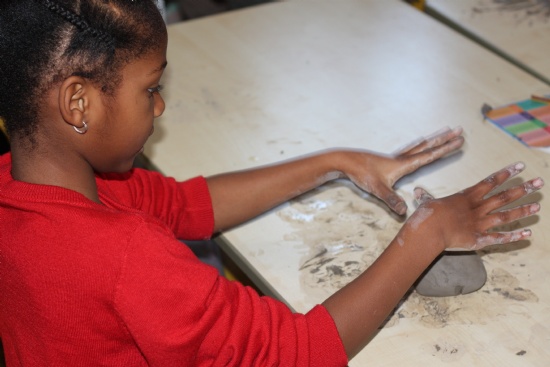 Using clay in Year 4!